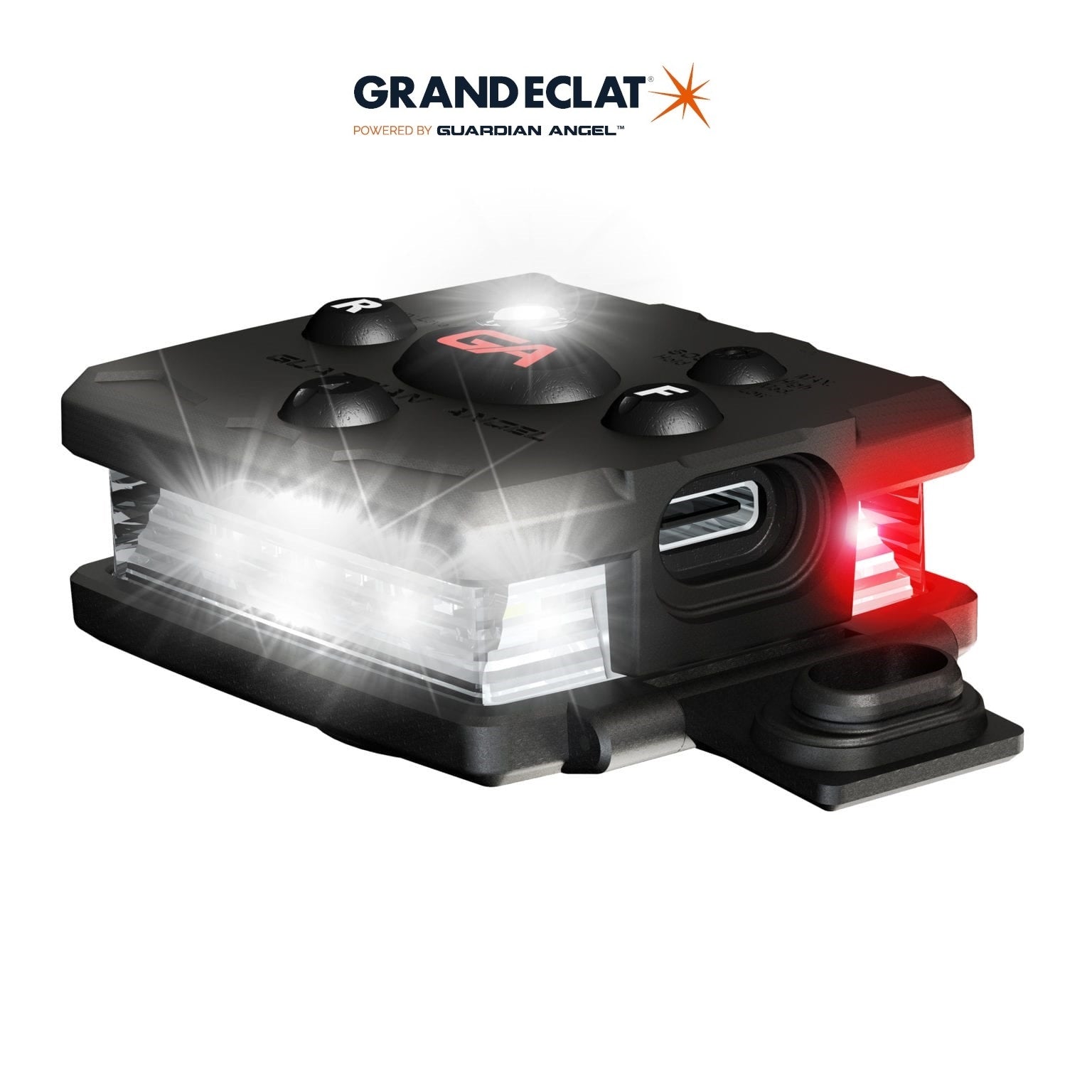 GRAND ÉCLAT - MICRO (blanc/rouge)