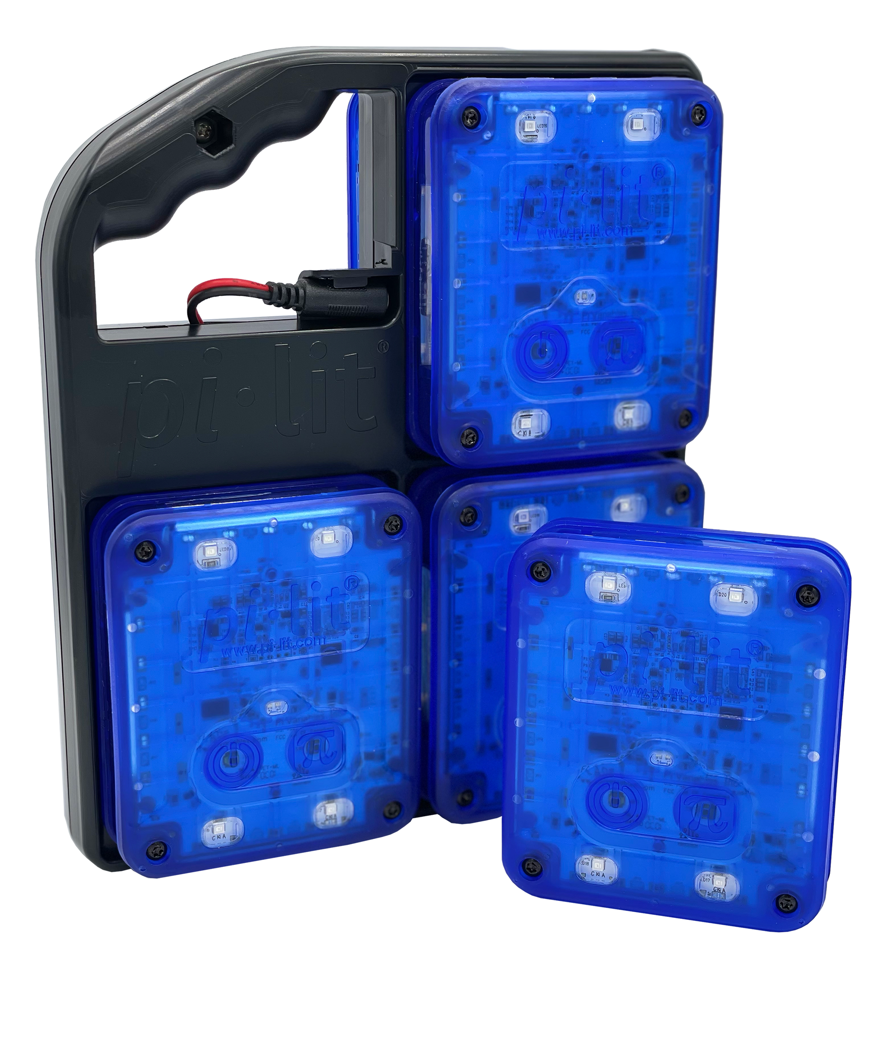 Malette de 6 balises synchronisables (Pi-lit)