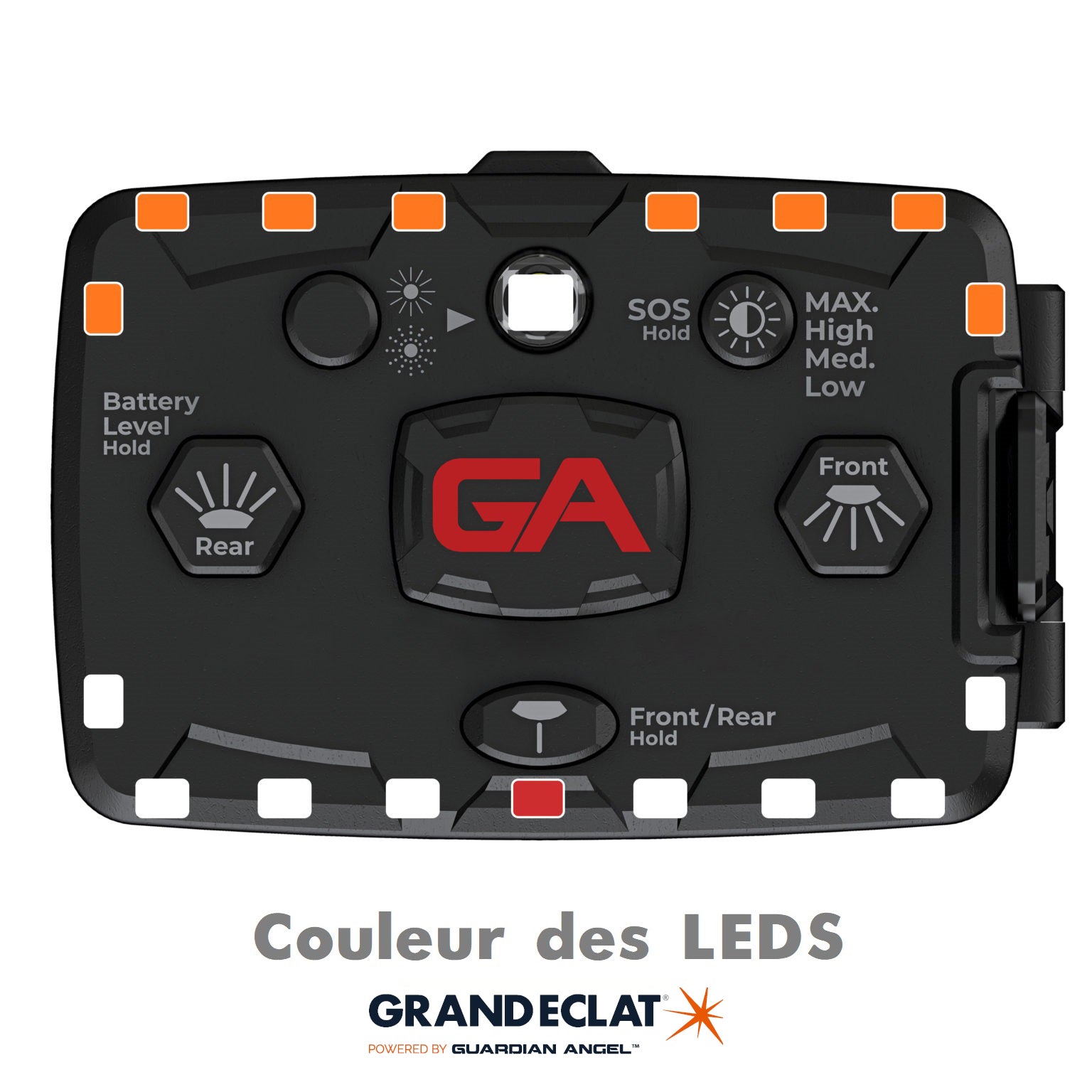 GRAND ÉCLAT - ELITE (blanc/orange)