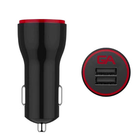 Chargeur double USB allume-cigare + câble